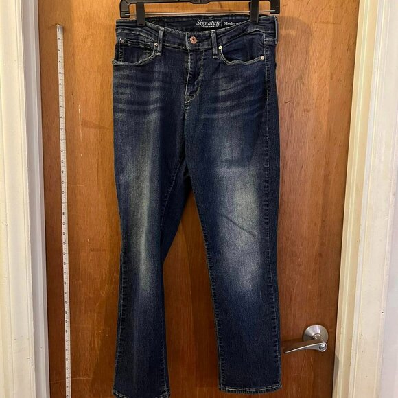 Size 30x27 - Levi's - Signature - Modern Slim Blue Jeans - W30"xL27" - Picture 1 of 8